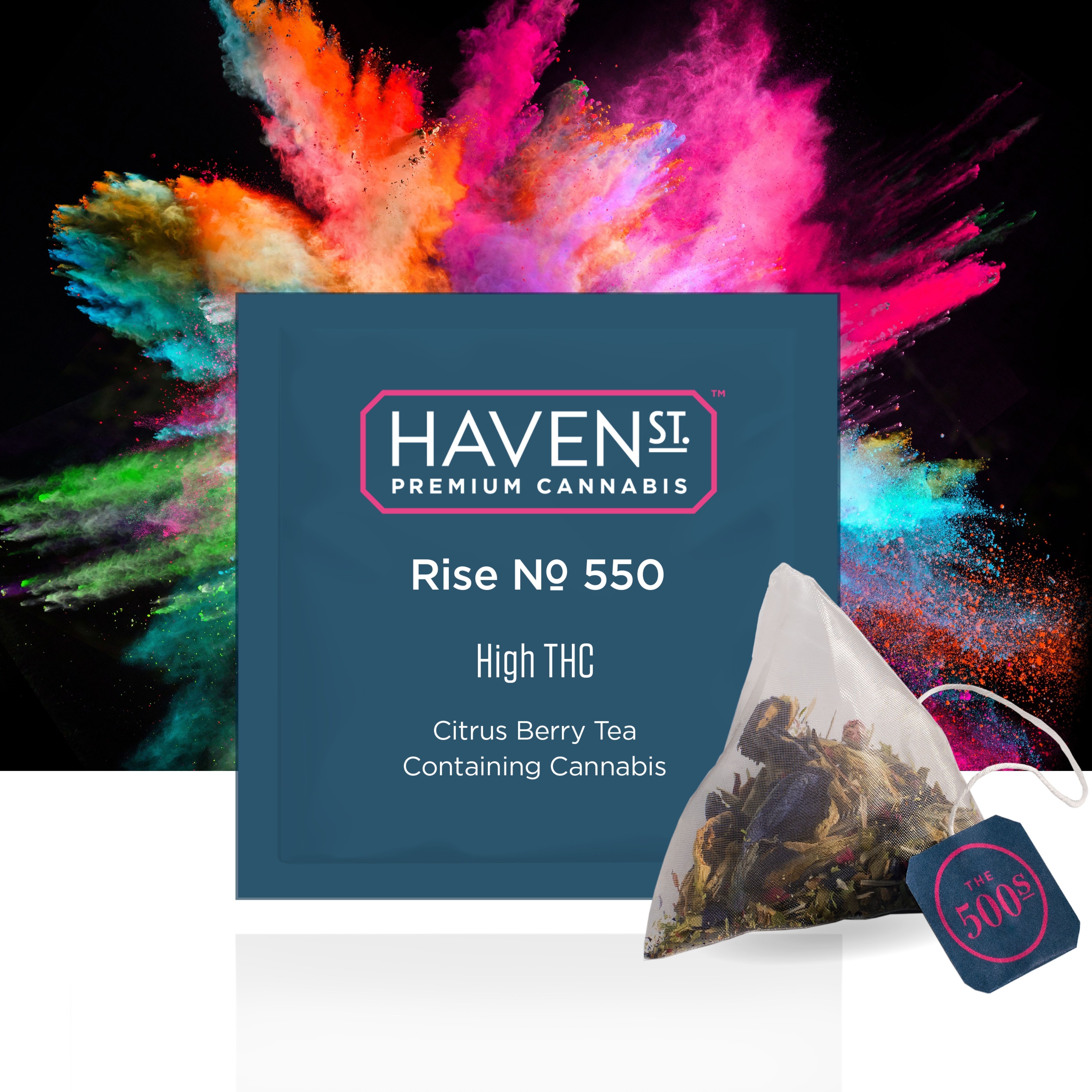 Haven St. Premium Cannabis: Haven St. Rise No. 550 Citrus Berry Tea (10mg  THC) | Leafly